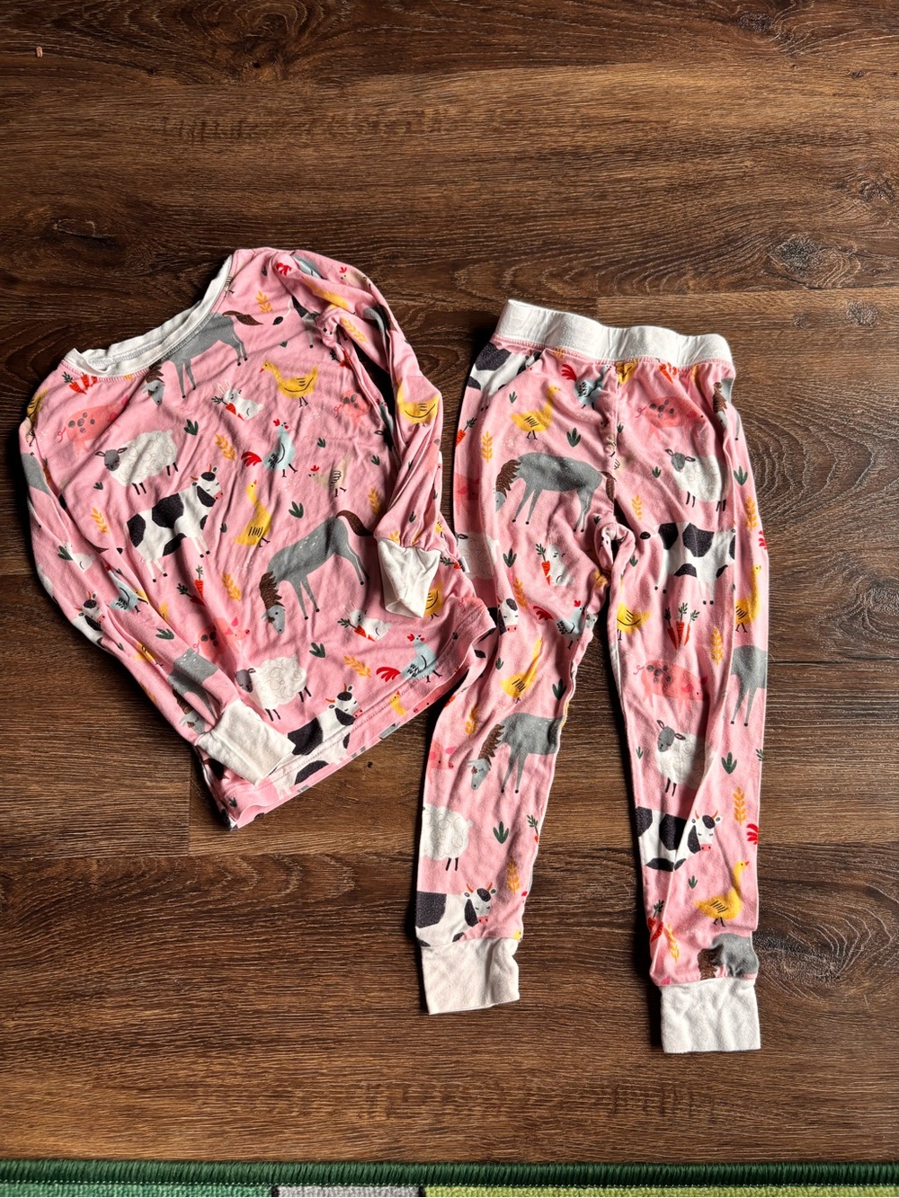 Little Sleepies Farm Bamboo Pajama Set